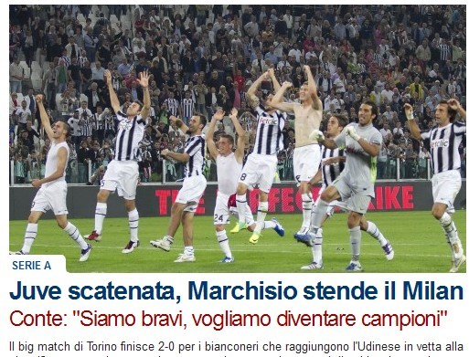 【意甲】尤文5比0克雷莫纳，近6轮5胜1平